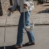 Marshmallow | Bouclé Walking Bag