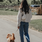 Marshmallow | Bouclé Walking Bag