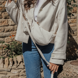 Marshmallow | Bouclé Walking Bag