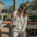 Marshmallow | Bouclé Walking Bag