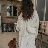 Marshmallow | Bouclé Walking Bag