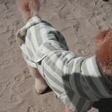Matcha Stripe | The Cosy Cloak Drying Robe