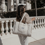 Marshmallow | The Quilted Settle Mat Tote