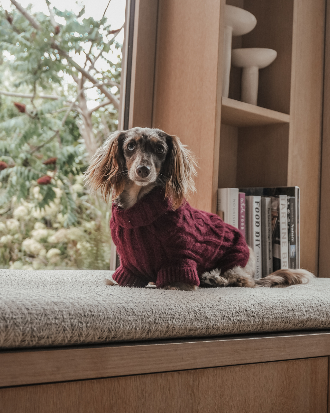 Bordeaux | The Capsule Cable Knit