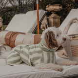 Matcha Stripe | The Cosy Cloak Drying Robe