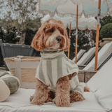 Matcha Stripe | The Cosy Cloak Drying Robe