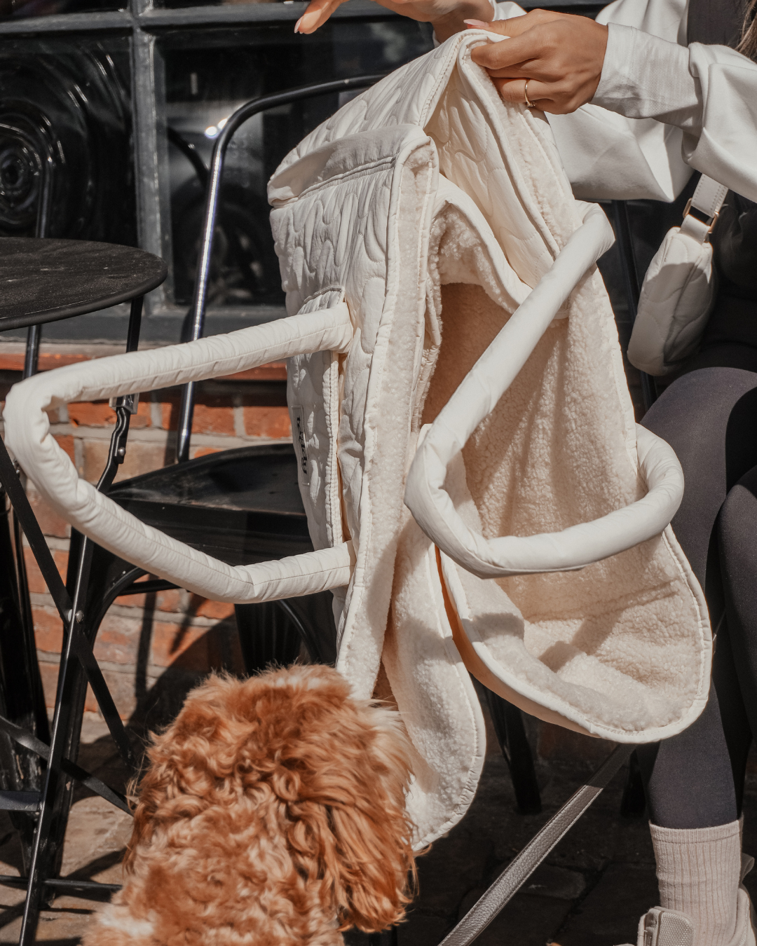 Marshmallow | The Quilted Settle Mat Tote
