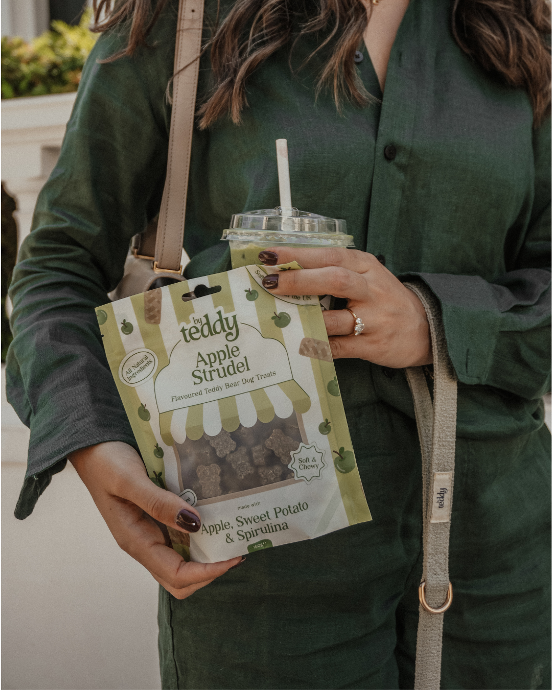 Apple Strudel Teddy Bear Soft Treats