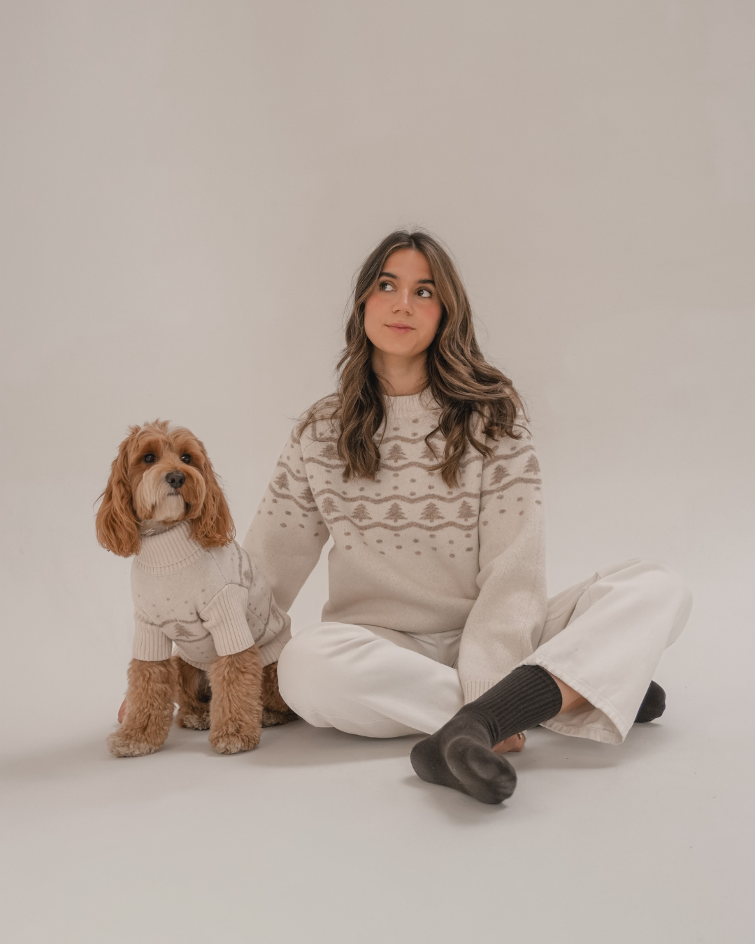 Winter Trees | Matching Human Crewneck Sweater