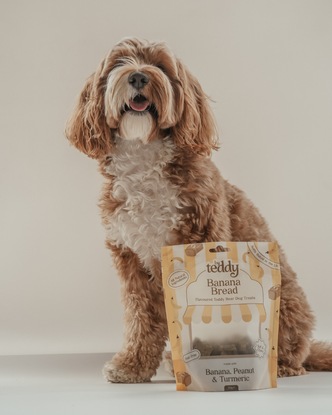 Banana Bread Teddy Bear Soft Treats