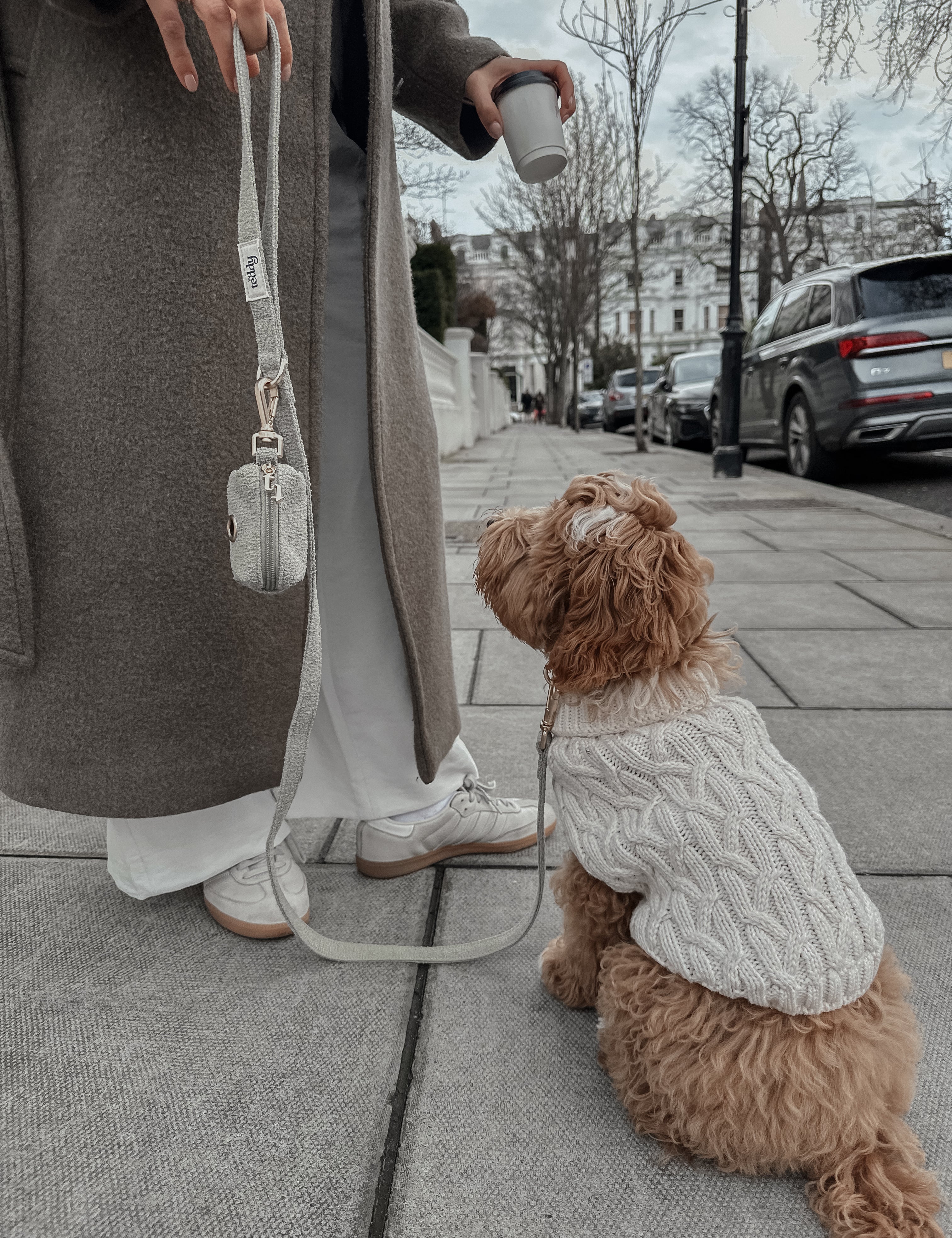Matcha┃Bouclé Poop Bag Holder