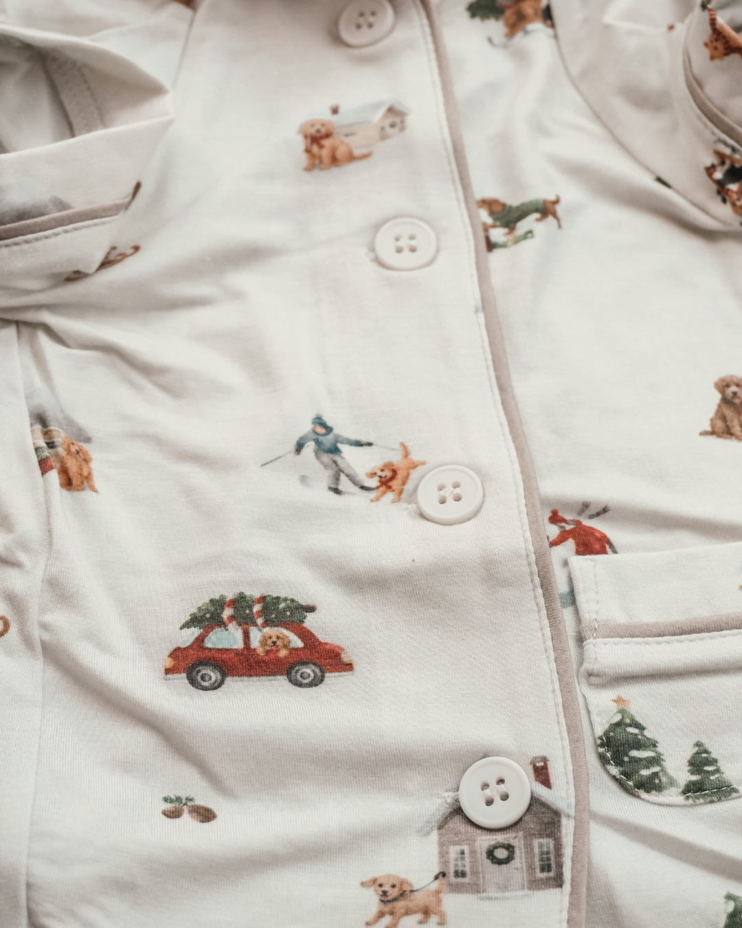 Alpine Village Modal Pet Pyjama Top