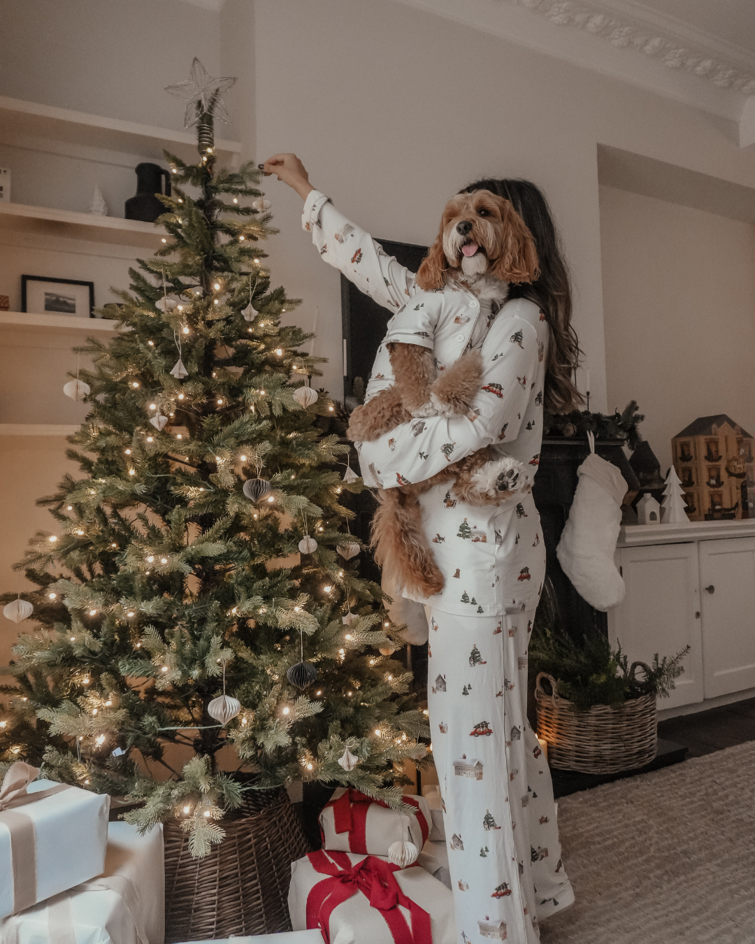 Alpine Village Matching Human Pyjama Set
