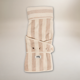 Hazelnut Stripe | The Cosy Cloak Drying Robe