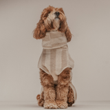 Hazelnut Stripe | The Cosy Cloak Drying Robe