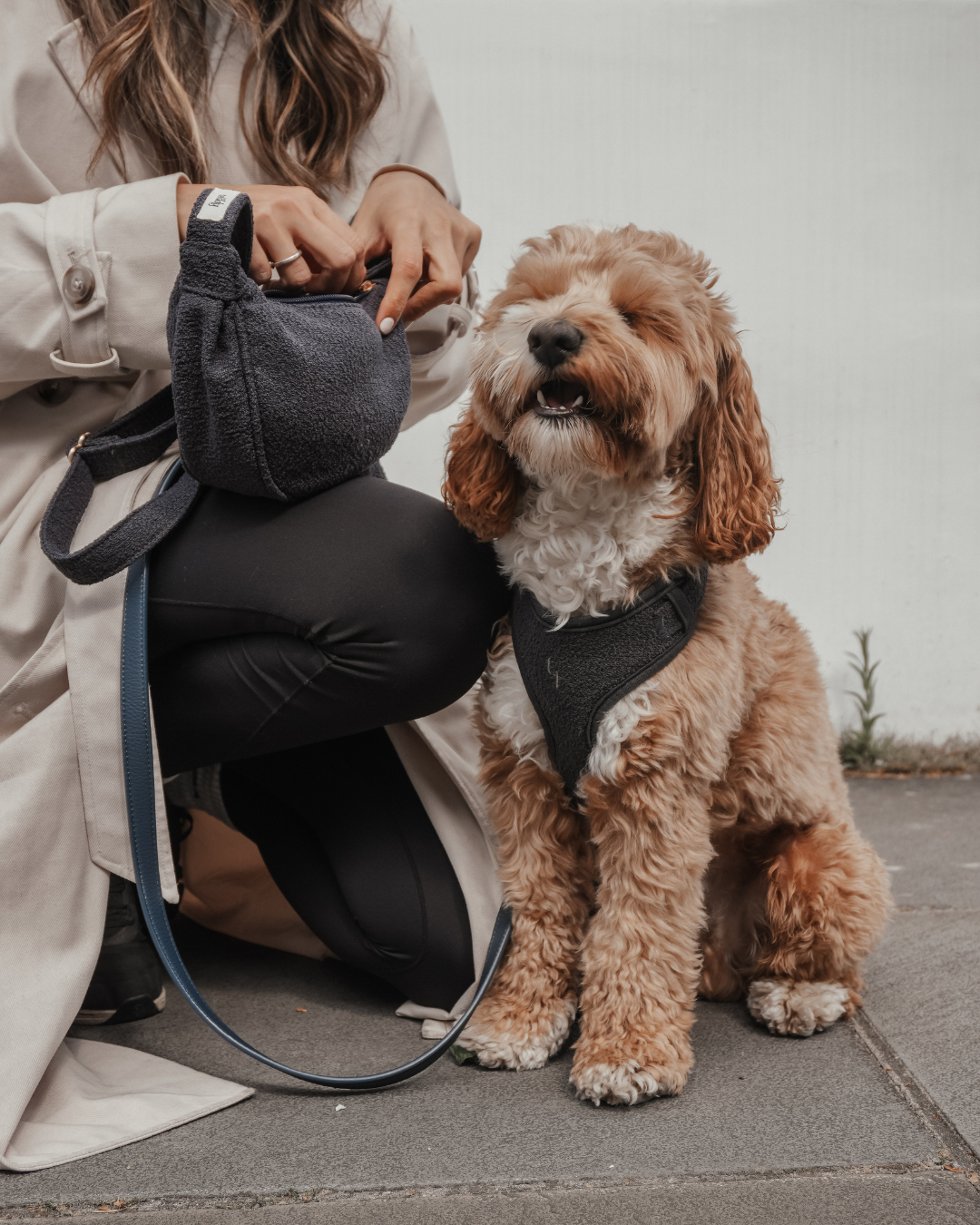 Midnight | Bouclé Walking Bag
