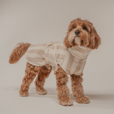 Hazelnut Stripe | The Cosy Cloak Drying Robe