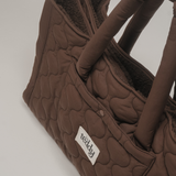 Chocolate | The Quilted Settle Mat Tote