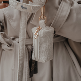 Marshmallow┃Boucle Kotbeutelhalter