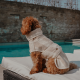 Hazelnut Stripe | The Cosy Cloak Drying Robe