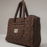 Chocolate | The Quilted Settle Mat Tote