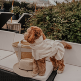 Hazelnut Stripe | The Cosy Cloak Drying Robe