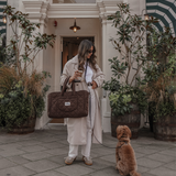 Chocolate | The Quilted Settle Mat Tote