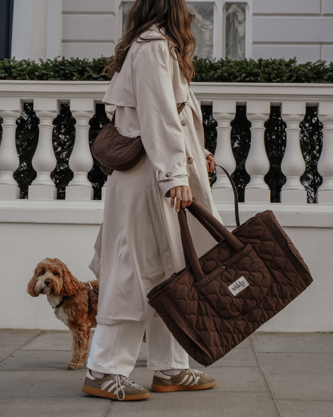 Chocolate | The Quilted Settle Mat Tote