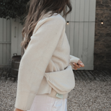 Marshmallow | Bouclé Walking Bag