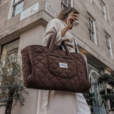 Chocolate | The Quilted Settle Mat Tote