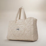 Marshmallow | The Quilted Settle Mat Tote