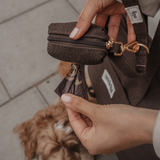 Chocolate┃Bouclé Poop Bag Holder