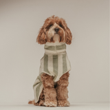 Matcha Stripe | The Cosy Cloak Drying Robe